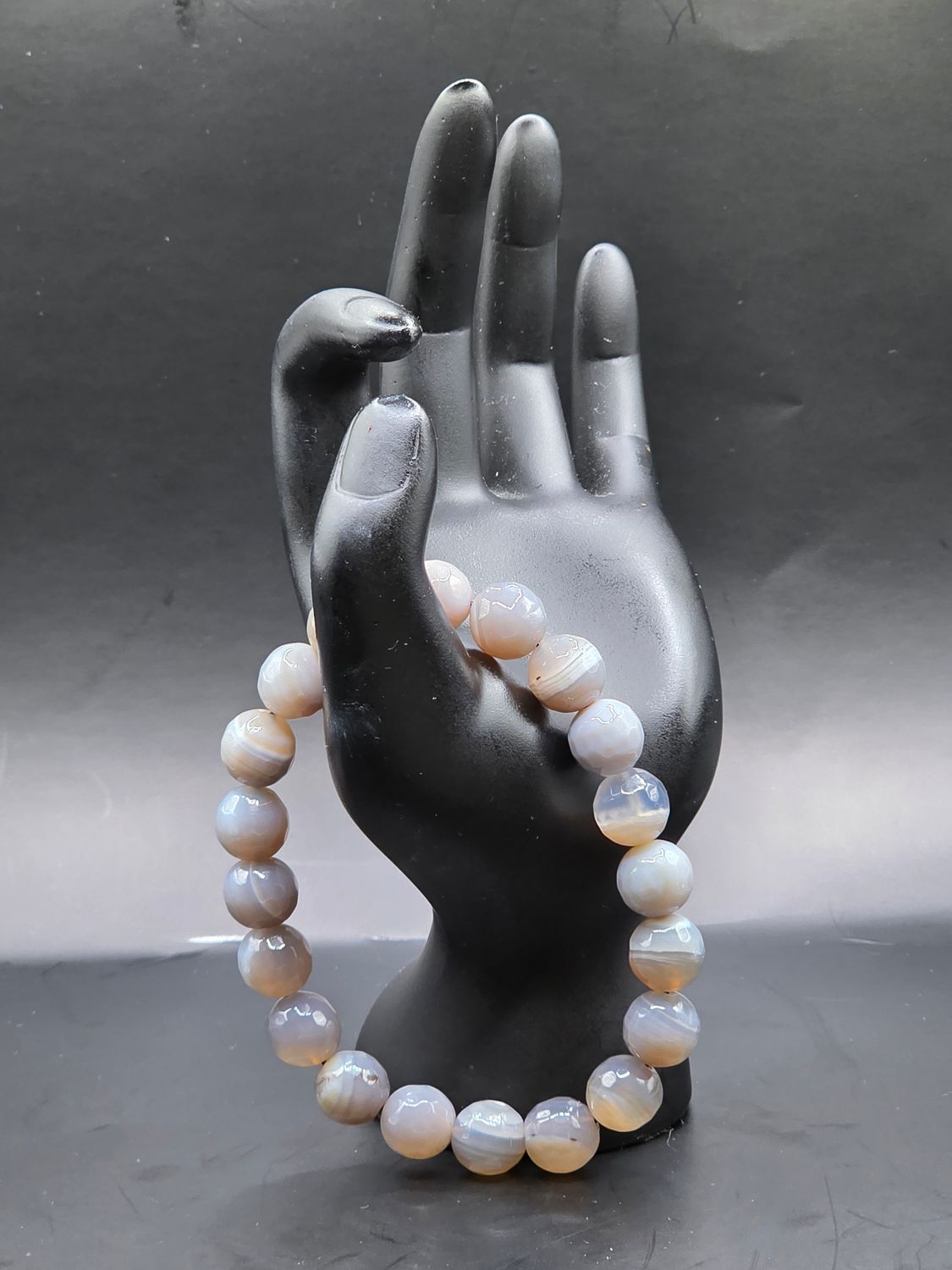 Beautiful Men&#39;s Agate Bracelet