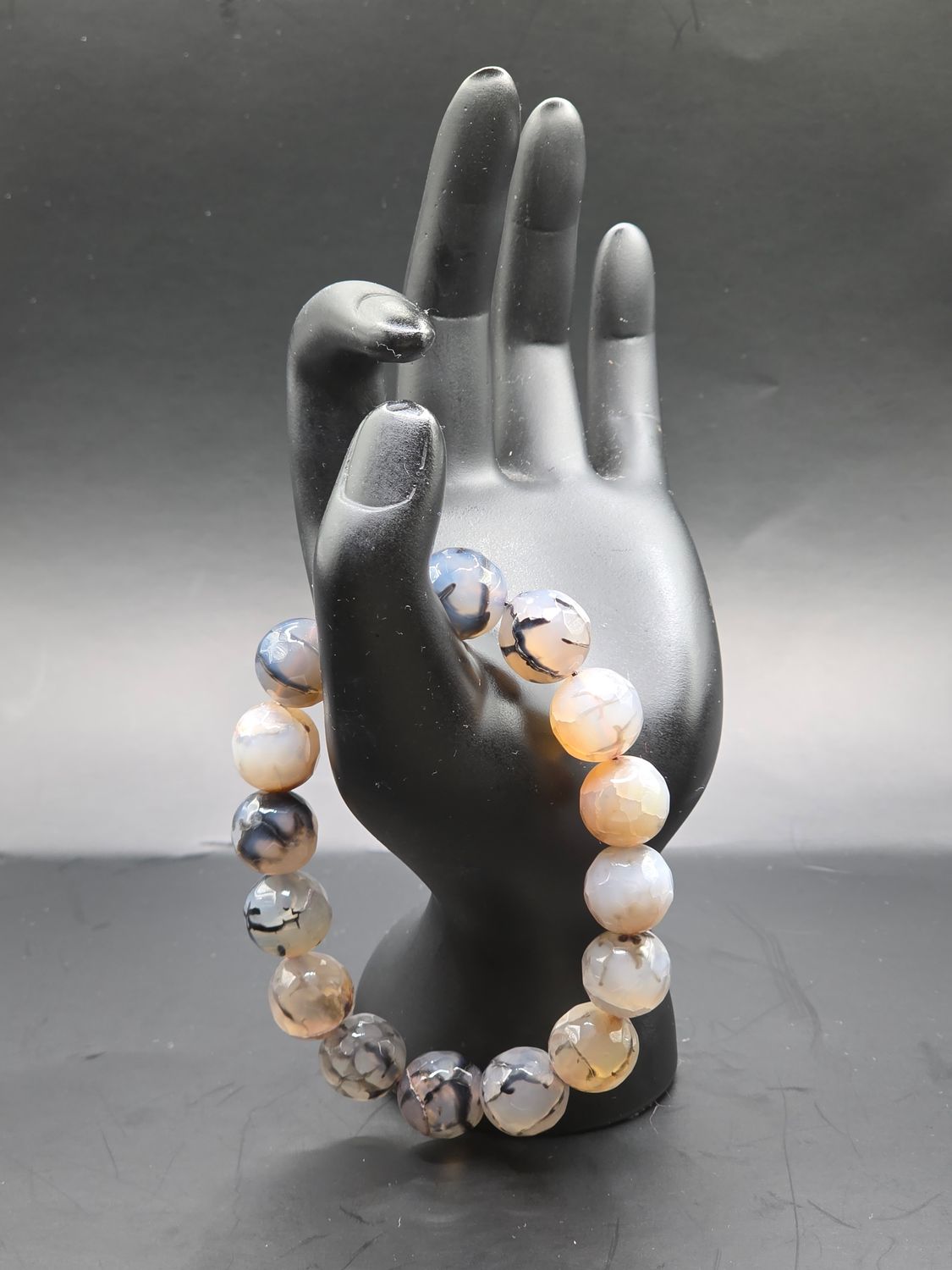 Beautiful Men&#39;s Agate Bracelet