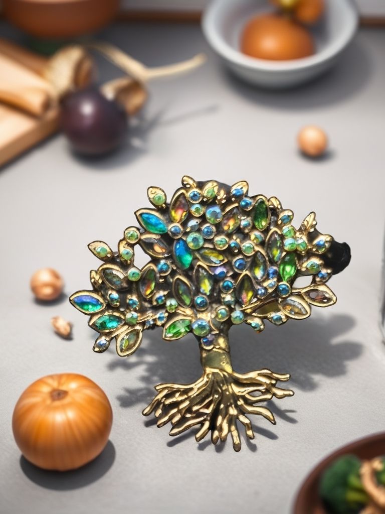 Beautiful Tree of Life brooch
