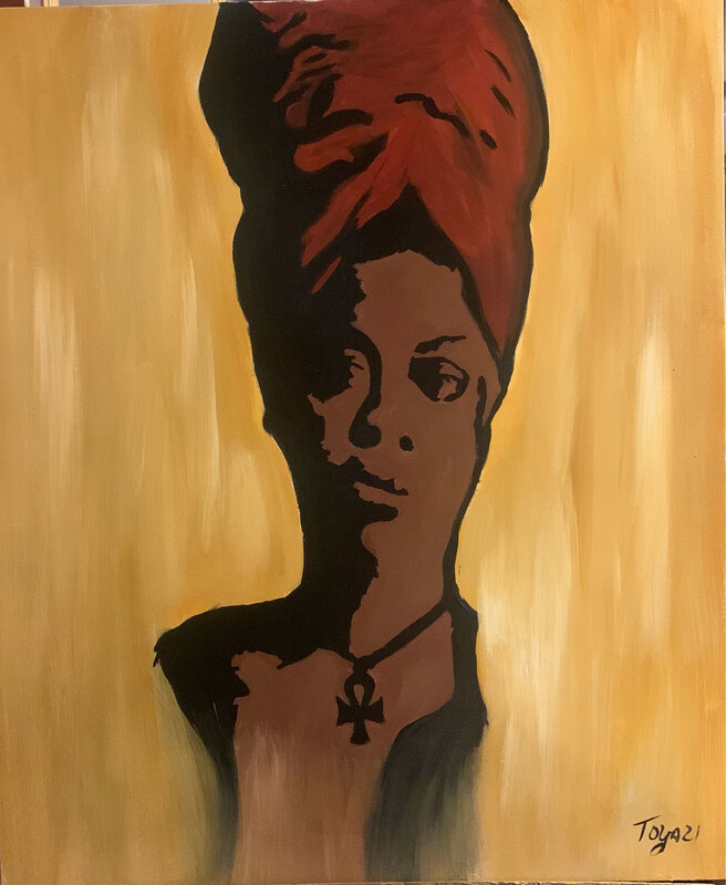 “life” 20x 26 Acrylic Paint On Canvas