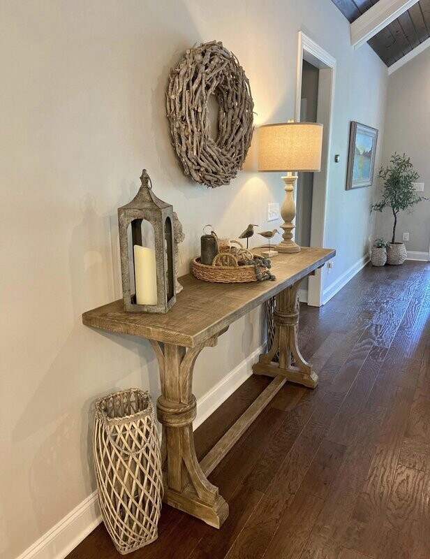 Round Hourglass Console