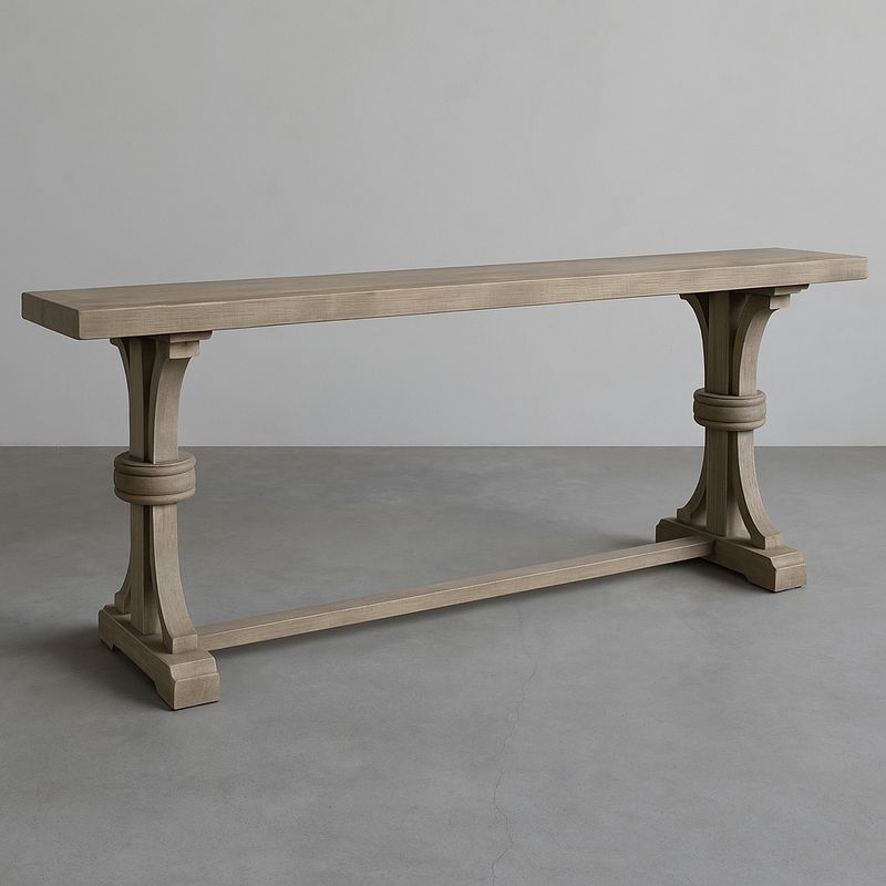 Round Hourglass Console