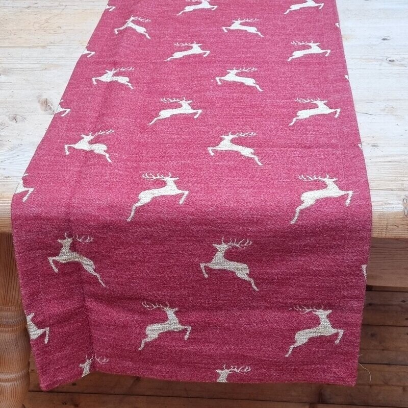 Sander Tischläufer Galibier rot-gold 40x150 Sander Tischläufer Galibier rot-gold 40x150