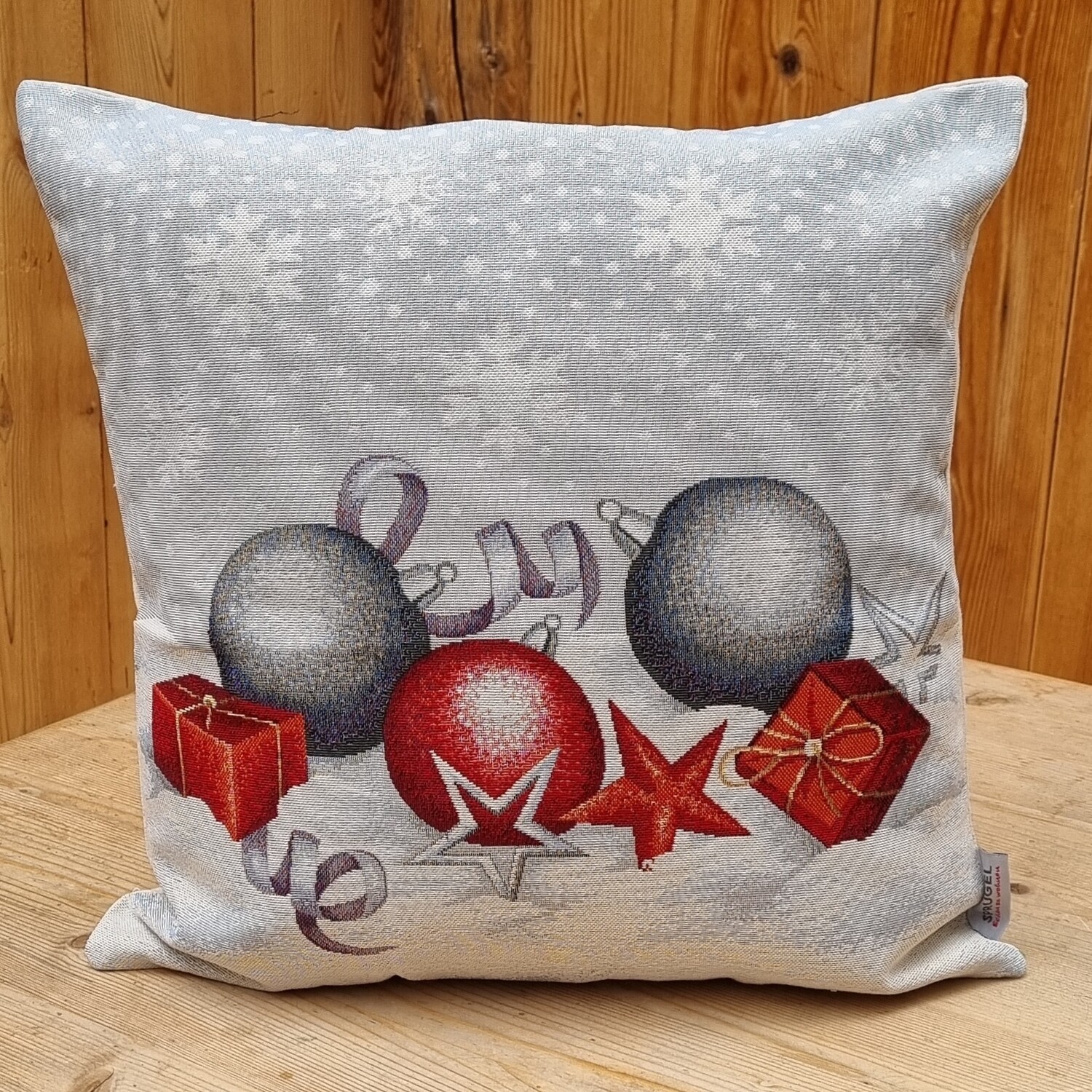 Kissenhülle Christbaumkugeln 45x45