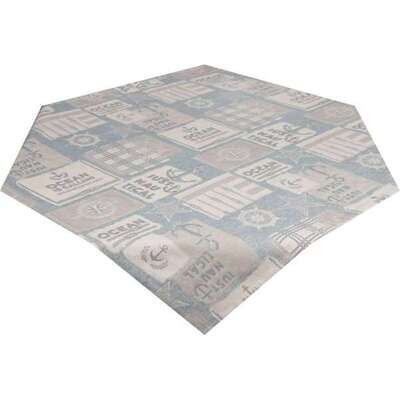 Tischdecke Nautical Potpourri 85x85 Tischdecke Nautical Potpourri 85x85