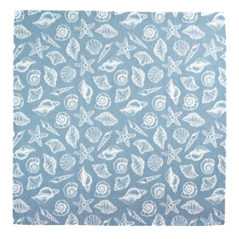 Sander Mitteldecke Mussels blau, 85x85 Sander Mitteldecke Mussels blau, 85x85