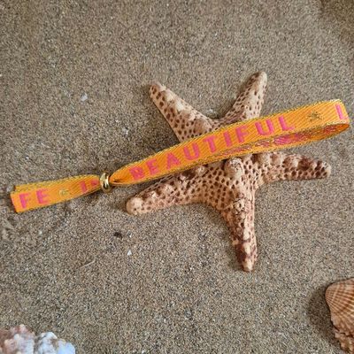 Festival Armband / Sprucharmband Festival Armband / Sprucharmband "life is beautiful"
