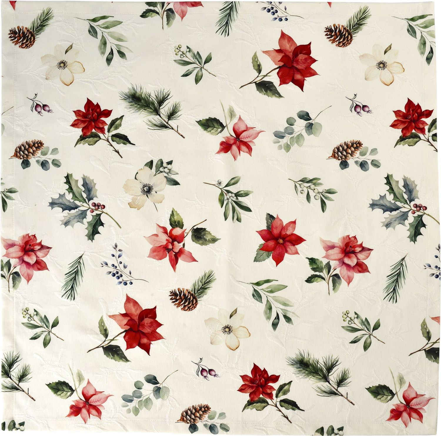 Sander Tischdecke X-mas Flowers 100x100