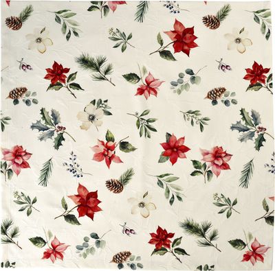 Sander Mitteldecke X-mas Flowers 85x85 Sander Mitteldecke X-mas Flowers 85x85