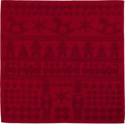 Sander Küchenhandtuch Nutcracker rot Frottier 50x50 Sander Küchenhandtuch Nutcracker rot Frottier 50x50