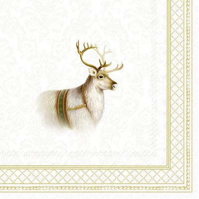 Lunch Servietten Papier Christmas Reindeer Lunch Servietten Papier Christmas Reindeer