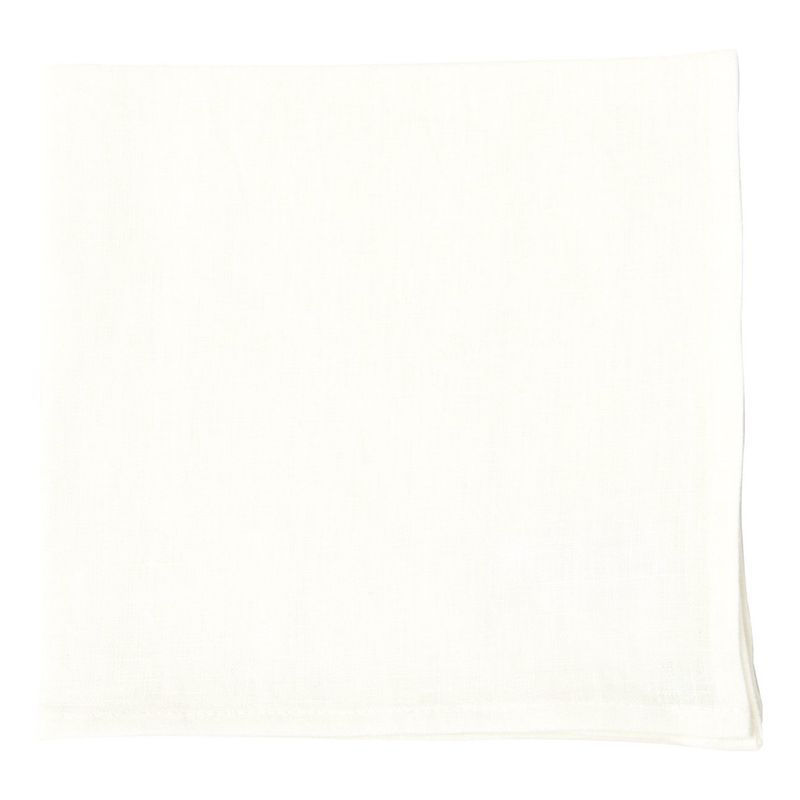 Leinen Serviette weiß, 40x40 Leinen Serviette weiß, 40x40