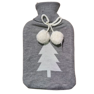 Wärmflasche mit Tannenbaum