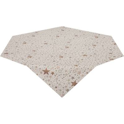 Sprügel Gobelin Mitteldecke Glitzersterne Kupfer 85x85 Sprügel Gobelin Mitteldecke Glitzersterne Kupfer 85x85