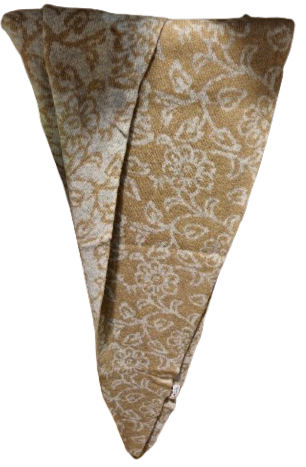 Sarah&Sally Dreieckstuch Flower Dunkelbraun + Hellgrau Sarah&Sally Dreieckstuch Flower Dunkelbraun + Hellgrau
