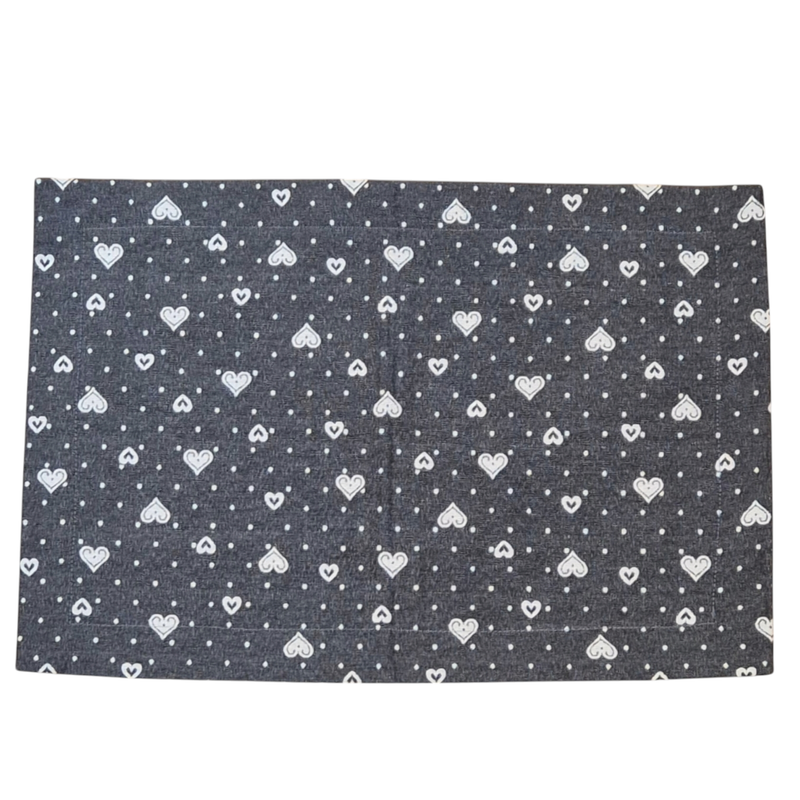 Tischset Tischset "Norwegen" anthrazit creme 30x50