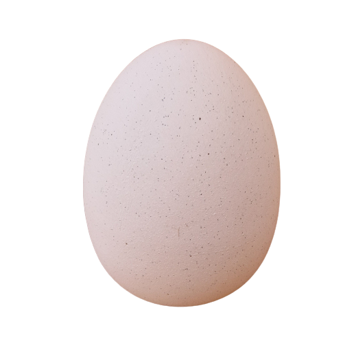 Keramik Ei weiß-sandig Höhe 10 cm Keramik Ei weiß-sandig Höhe 10 cm