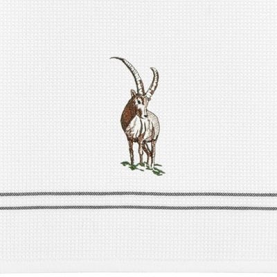 Geschirrtuch Waffelpiqué Steinbock 