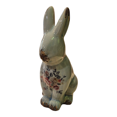 Clayre & Eef  Keramik Hase grau 16x12x27 cm