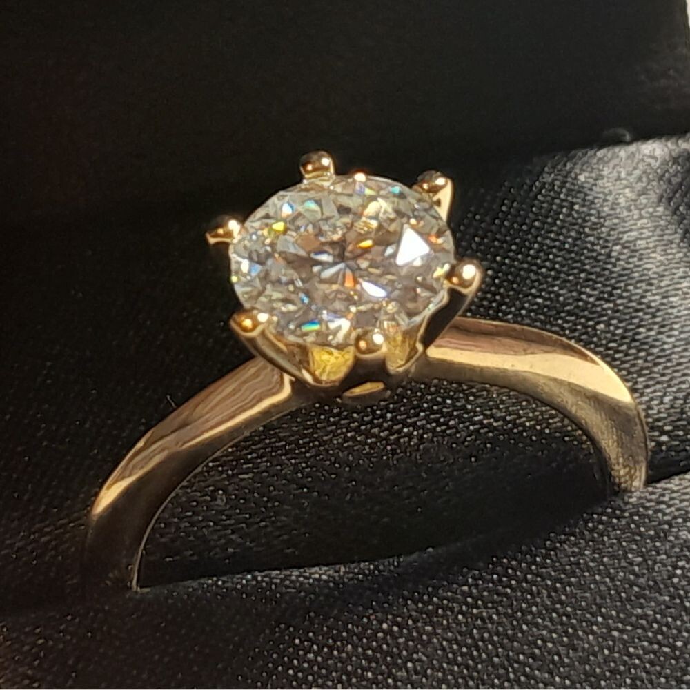 &quot;The Harmony&quot; Available in 1 or 2 CT Moissanite Rings Passionate &amp; Vibrant