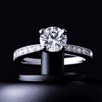 1 CT Moissanite Rings $190 AUD