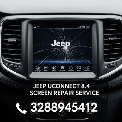 Riparazione Vetro Touchscreen Jeep Compass, Renegade Uconnect 8.4 – Problema Bolle