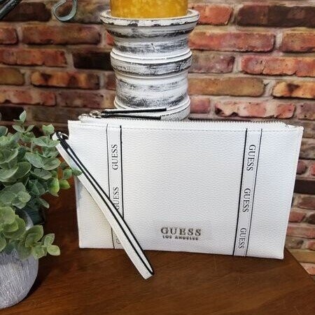 GUESS Clutch Bag  - White