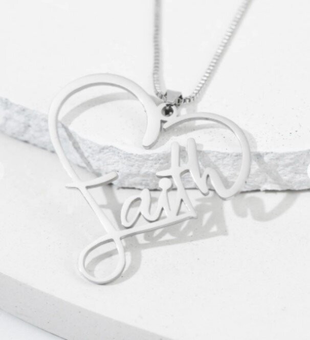 Faith Heart Necklace