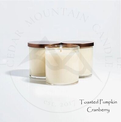 Jar Soy Candle - Toasted Pumpkin Cranberry