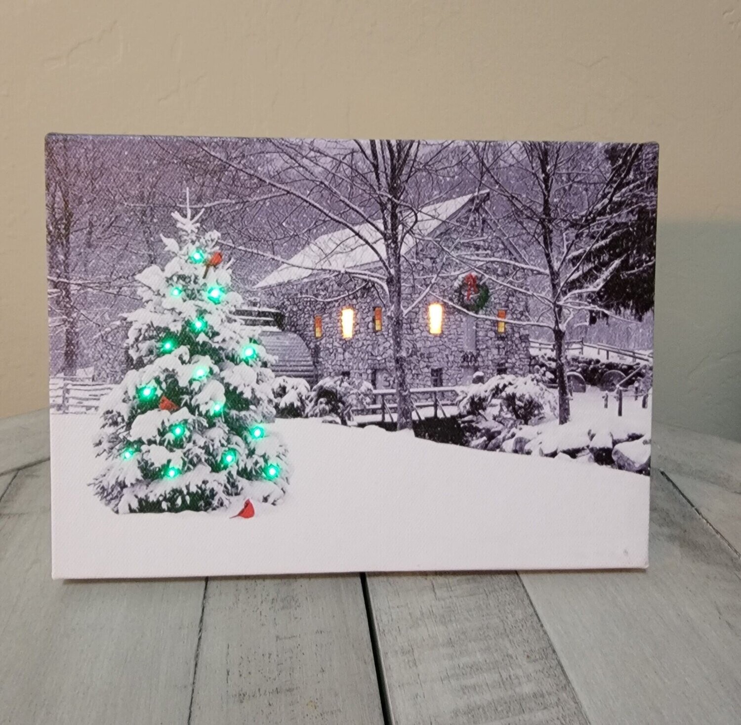 Quiet Nights Canvas w/Lights