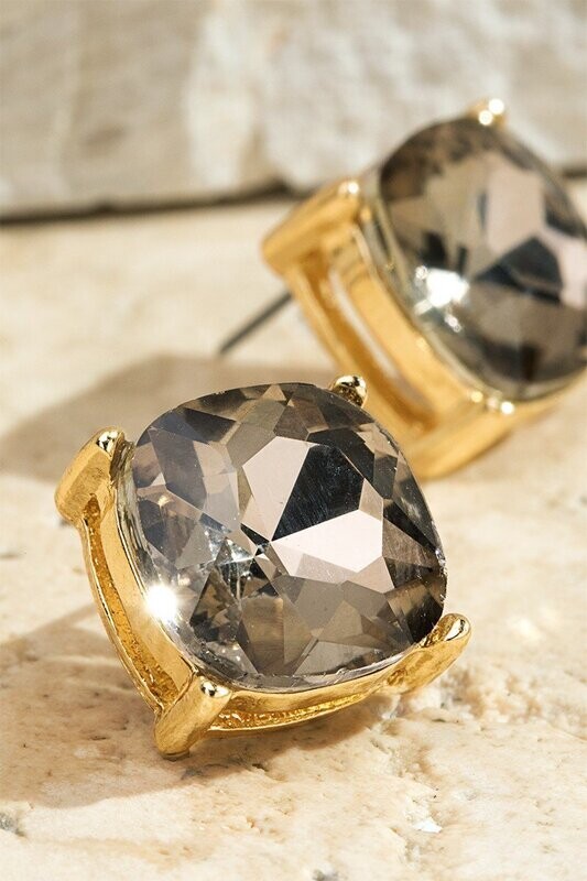 Glass Stud Light Topaz