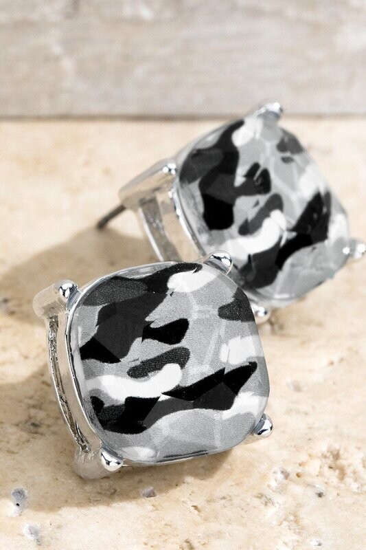 Crystal Grey Camo Stud