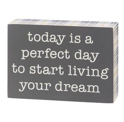Perfect Day Box Sign