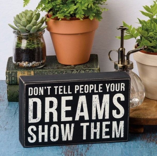 Show Them Box Sign