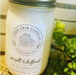 Corn Crib Candle - Sea Salt & Driftwood