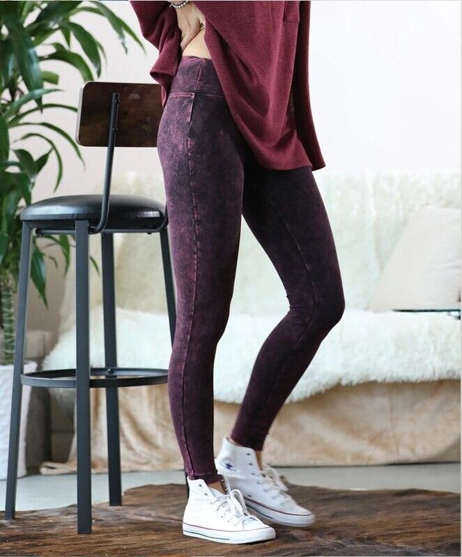 Aly Leggings - Dk Burgundy