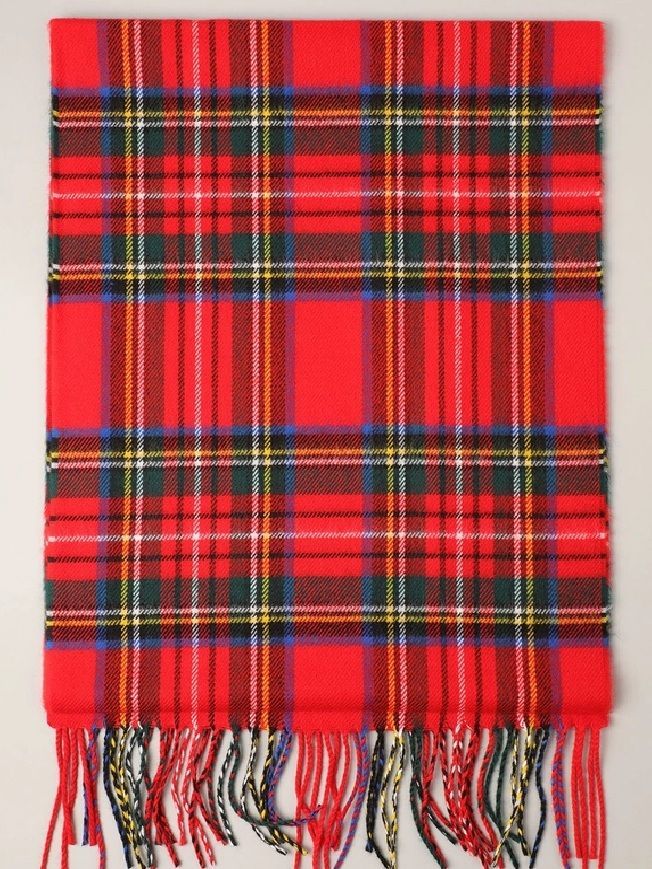 Red Plaid Scarf