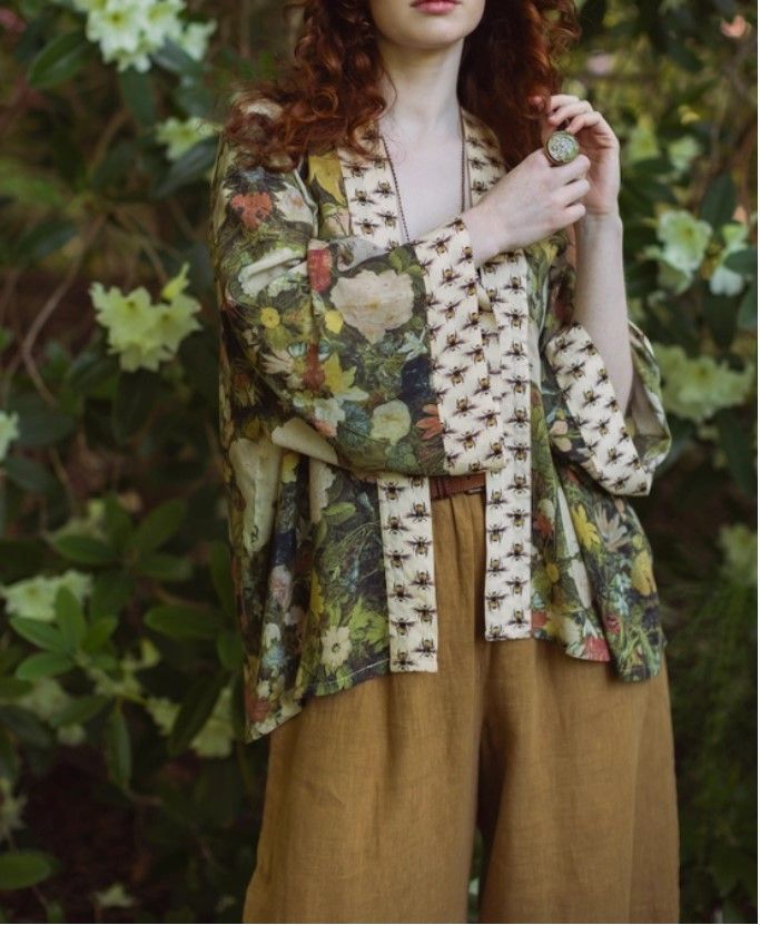 Cropped Kimono - I Dream in Flowers