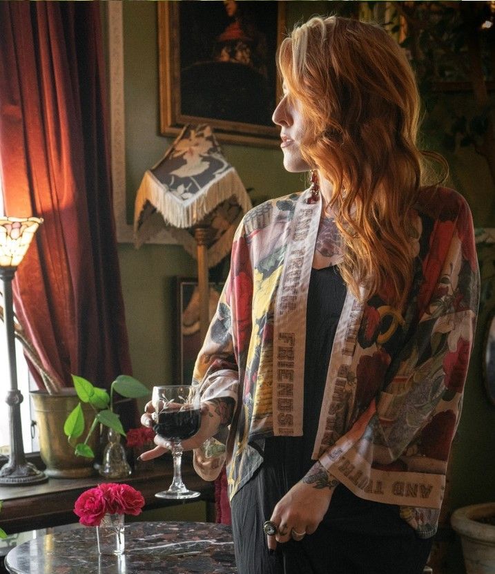 Cropped Kimono - Friendship