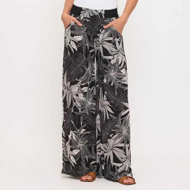 MP Blk Wht Palms