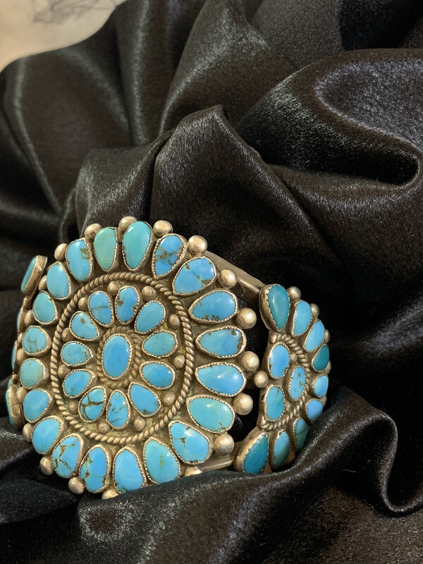 Cluster Turquoise Bracelet
