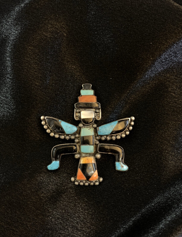 Zuni Knife Wing Brooch