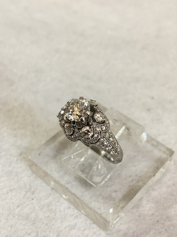 14K White Gold Ring