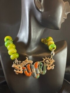 LM Mayan Sky Serpent Necklace