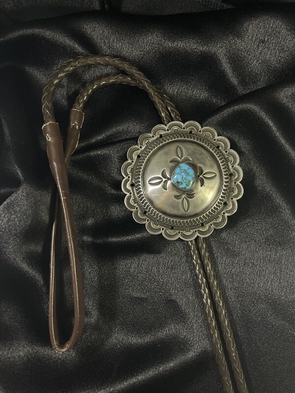 Handmade and Stamped Bolo Tie