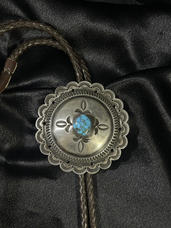 Handmade and Stamped Bolo Tie