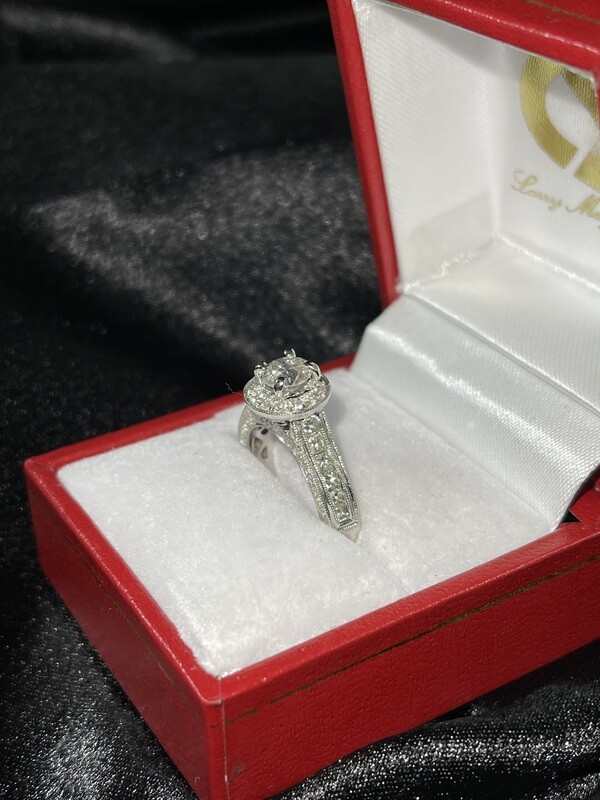 14k White Gold Ring