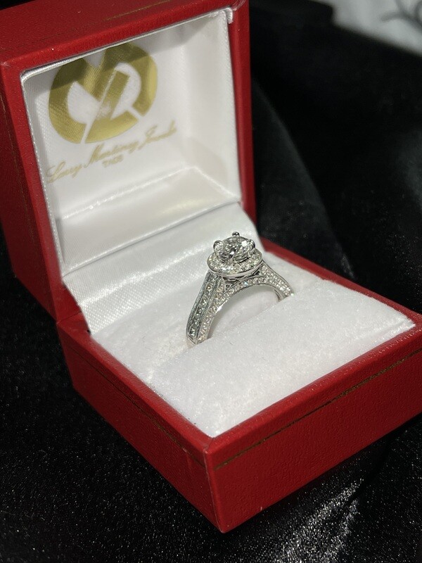 14k White Gold Ring