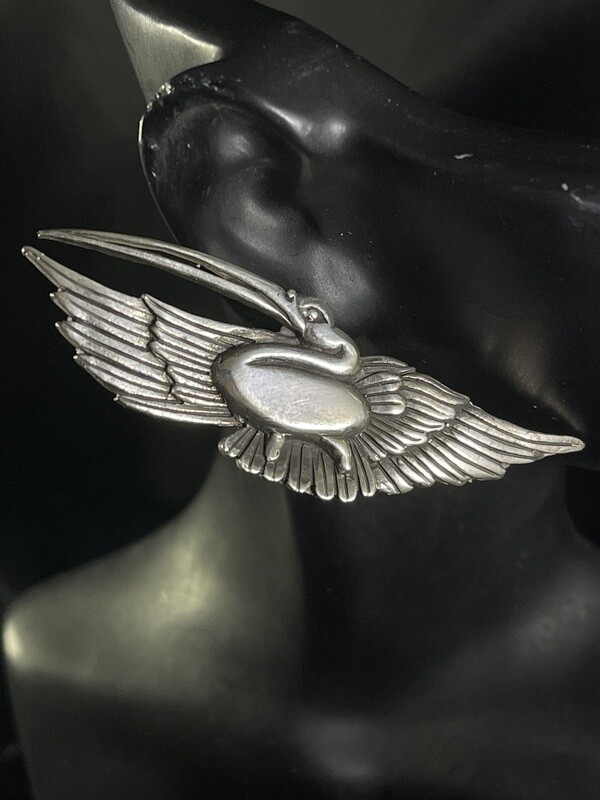 Sterling Silver Aztec Pelican Earrings (SO)