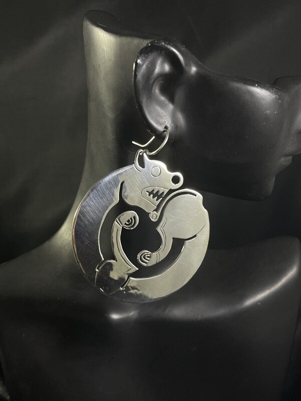 LM Scythian Panther Earrings